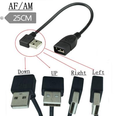 China Electronic Device Customized USB Type 2.0 A Male To Female Cable for sale