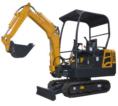 China Chinese hot sale hotels excavator 2 ton mini track excavator for road construction for sale