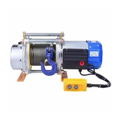 China CRANES High Cost Performance 1000kg Mini Electric Winch Lifting Machine Have 25m Length Of Wire Rope for sale