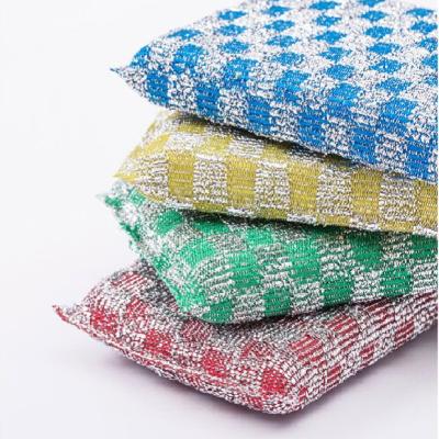 China Sustainable KOREA Scrubber Pad Scrubber Dish Wash Cloth Kitchen Sustainable QUICK DRY for sale