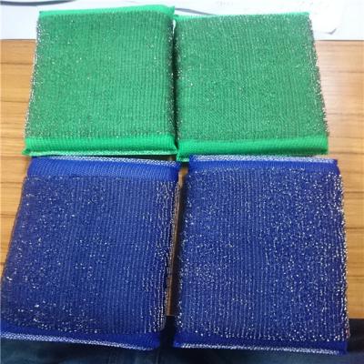 China Sustainable Sponge Scourer Raw Material Roll Stainless Steel Wire Scouring Pad Raw Material Cloth for sale