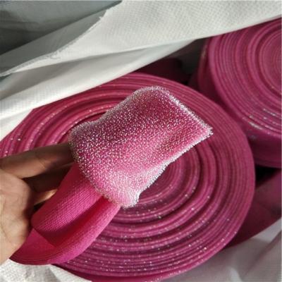 China Good Quality Sustainable Dish Scrub Sponge Cloth Power Scrubber Sponge Cloth Scrubber Protective Sleeve for sale