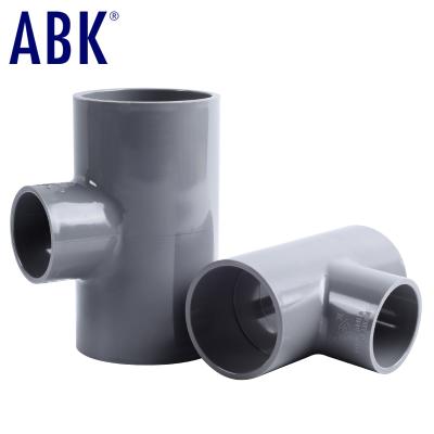 China Landability Venture and Venture PVC Pipe Plastic Reducing Tee Fit For Water Convey PVC Plastic Pipe for sale