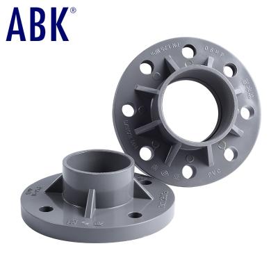 China Industry firm high quality hard landing and pipeline PVC plastic pipe fittings patch flange for sale