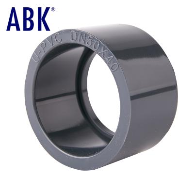 China Acid Alkali Corrosion Protection PVC Fit UPVC Resistant Pipe Reducing Bushing Plastic Bushing Straight Reducing Adapters For Water Convey for sale