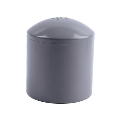 China 2020 Hot Sale Acid And Alkali Corrosion Protection JIS Standard Industrial Grade UPVC Tube Cap for sale