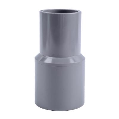 China Acid And Alkali Resistant Corrosion Protection Made Of China JIS Pumbing Standard Materials UPVC Reducer For Water Supply for sale