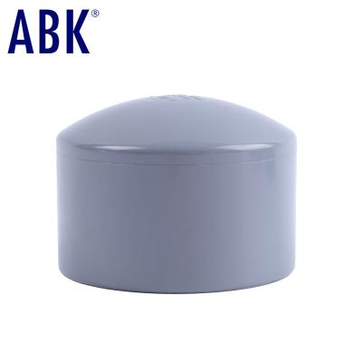 China 2021 Acid and Alkali Corrosion Resistant CPVC Heavy Duty Corrosion Protection 2021 Hot Selling ANSI Pipe Fitting Tube Cap PVC Standard End Cap for sale