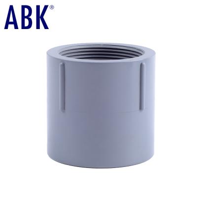 China Acid And Alkali Corrosion Protection Resistant PVC Threaded Plastic Female Flexible Coupling Pipe Fittings CPVC Female Adapter for sale