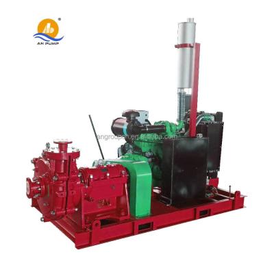 China Diesel big centrifugal slurry pump for mining water water pump heavy for sale