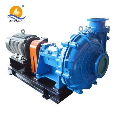 Κίνα Heavy duty high pressure industrial centrifugal small slurry mud pump rubber impeller προς πώληση