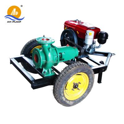 China mobile diesel engine driven end suction water close coupled centrifugal pump Te koop