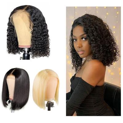 China Cheap Pink And Blue 150% Density Synthetic Yaki Hair 360 Straight Lace Front Wig for sale