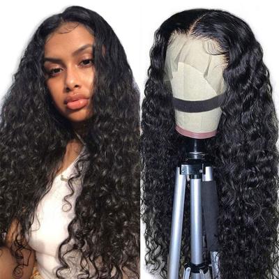 China Factory Supply 150% Density Swiss Hair Synthetic Lace Front Women's Curly Wig For Black Full Lace Front Wig HD for sale