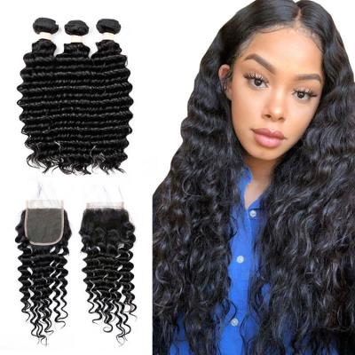 China 150% Density 2022 New Straight Weave Cheap Hair Bundles With Closure for sale