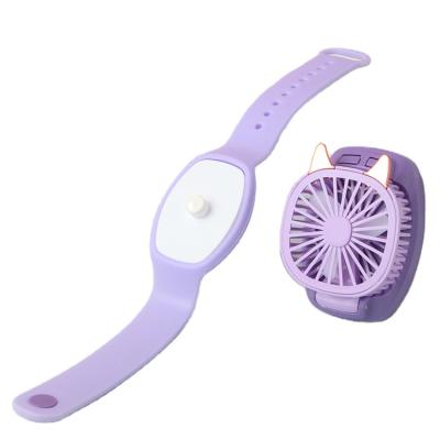 China Hand Held Fan To Cool Gift 2021 New Design USB Rechargeable Mini Fan Usb For Children Product Watch And Student for sale