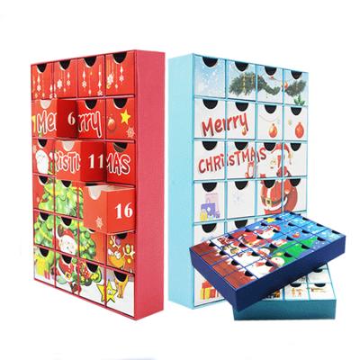 China ASP Chocolate Toys Recyclable Custom Advent Calendar Packaging Box For Kids for sale