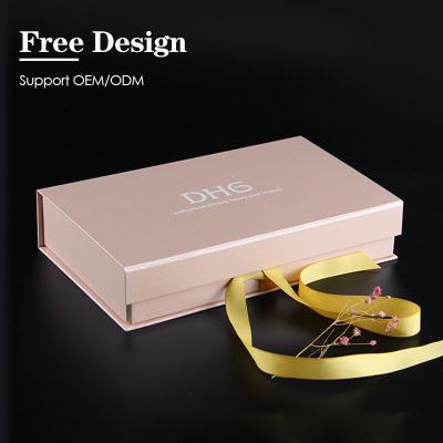 China ASP New Design Recyclable Magnetic Folding Packaging Box Bridesmaid Gift Box With Logo Custom for sale