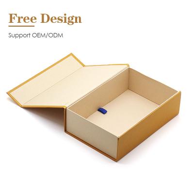 China ASP Recyclable Custom Brown Paper Basket Magnetic Packaging Cardboard Large Gift Box for sale