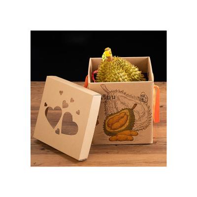 China ASP Recyclable Custom Fruit Vegetable Durian Corrugated Paper Box For Packaging for sale