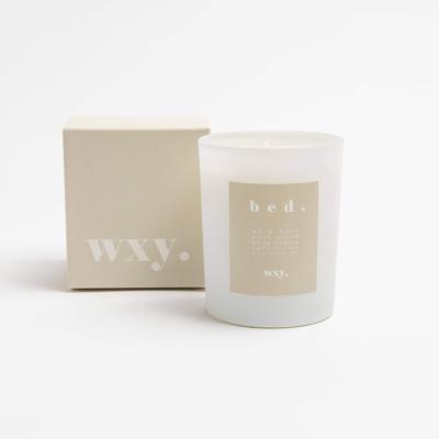 China ASP Recyclable Free Sample White Paper Custom Candle Packaging Box For Candle Jars for sale