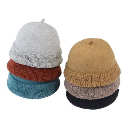 China JOINT Owner Men's Autumn Winter Retro Lamb Plush Hip Hop Woman Cool Beanie Hat Trend for sale