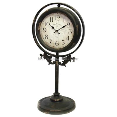 China Hot sale! ! ! Decorative antique metal floor position clock HL-FC007 for sale