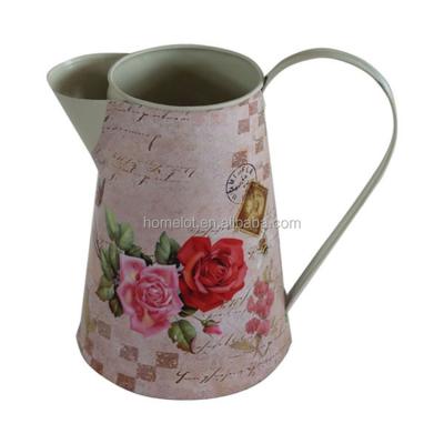 China Wholesale Metal Garden Decorative Ceramic Antique Metal Cheap Watering Cans for sale