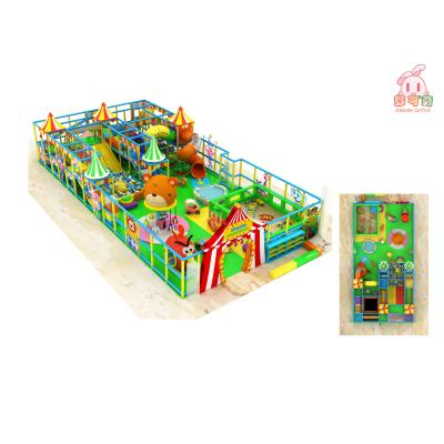 China Customized 2020 New Style Primary School Soft Play Game Customizable Design Indoor Playground For Kids Amusement for sale