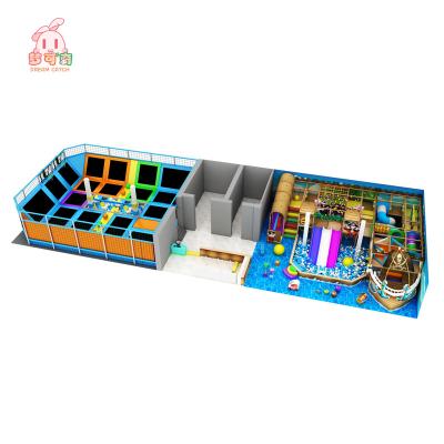 China Indoor Customize Indoor Playground Combination Leisure Trampoline Entertainment Soft Park Indoor Playground for sale