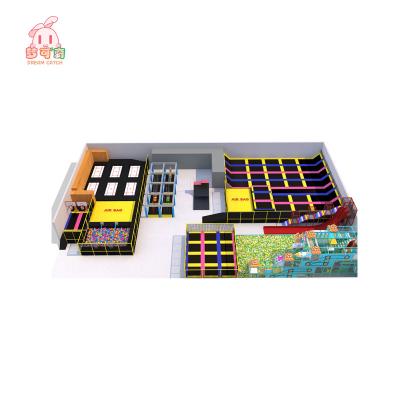 China Indoor Customize Indoor Trampoline Amusement Park Playground Indoor Soft Park Entertainment Playground for sale