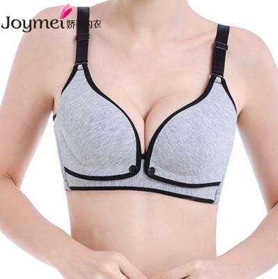 China Anti-Allergy Women's Front Open Breastfeeding Wireless Sleep Care Maternity Bra for sale