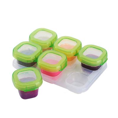 China Mini Baby Food Storage Box Freshness Preservation BPA Free Baby Food Storage Box Snack Seal Baby Bowl for sale