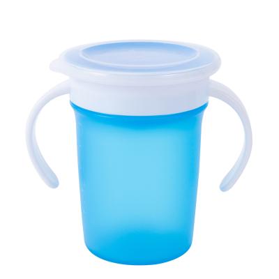 China BPA Free Design 2021 Creative Children's Handle Design Double 360 ​​Degree Baby Water Cup for sale