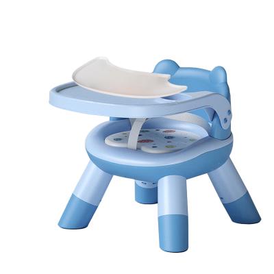 China Contemporary Wholesale Thickening Plastic Children's Meal Chair Baby Named Back Chair Eating Chair Small Stool for sale