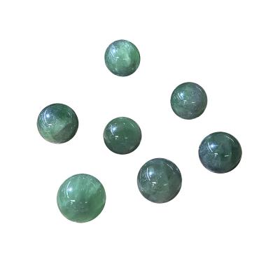 China Europe Natural Green Fluorite Ball Crystals Healing Sphere Reiki Stone For FengShui for sale