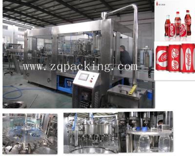 China Filling production Line for Gassy Beverage with PET Bottles for sale