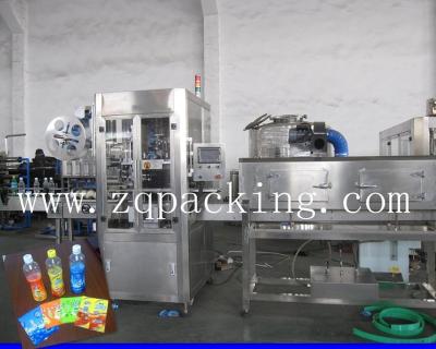 China Full-automatic label sleeving machine for Water Beverage Bottle for sale