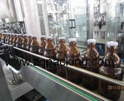 China Longway Automatic crown cap seaming machine for soft drink glass bottl for sale