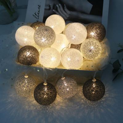 China Fairy String Lights 2022 Hot Sale LED Cotton Ball Fairy LED Lights For Indoor Christmas Party Decoration String Lights for sale