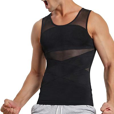 China Unique QUICK DRY Design Men's Sexy Seamless Abdominal Body Shaper Solid Color Abdominal Body Shaper for sale