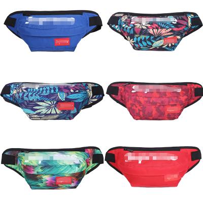 China 2021 Fashion Hot Men's and Women's High Quality Canvas Printing Pockets Traveler Waist Pack for sale