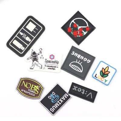 China Best Selling 3D Logo Rubber Patch Fashion 3D PVC Waterproof Customized Patches for sale