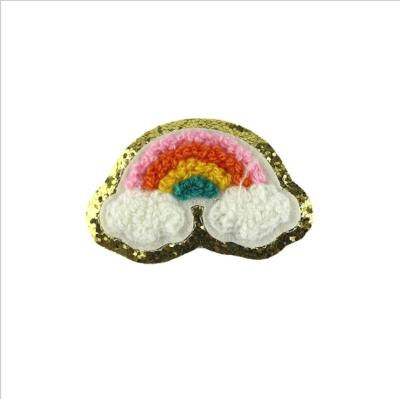 China Wholesale Custom 3D China Factory Embroidery Badge Chenille Patch Label for sale