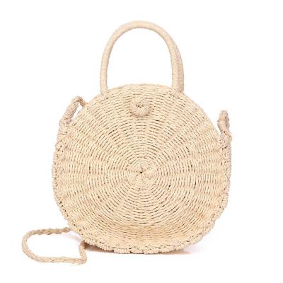 China High Quality Bali Package Handmade Weaving Round Cross - Body Bag Handbag for sale