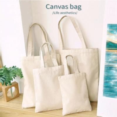 China Cheap Custom Logo Cotton Canvas Shopping Tote Shoulder Bag High Quality Fashion Print Logo Bag for sale