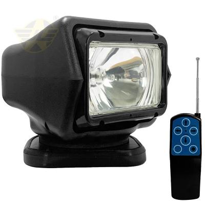 China 12V 100W Camping Light Halogen Wireless Remote Control Spotlights Magnetic Car Roof Spotlight for Jeep SUV RV Offroad Truck JLS003B-YN12V for sale