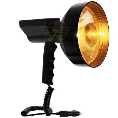 China New Style 7 in 12V 100W Halogen Car Igniter Torch Flashlight Handheld Outdoor Portable Spotlight Hunting Spotlight JLFL007HC12V for sale