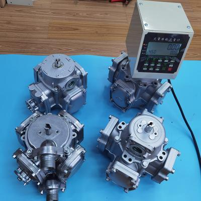 China Rotary Piston Liquid Flowmeter Flow Meter Meter Fuel Dispenser Fuel Flow Meter High Accuracy Casting 65 Alloy Circuit Diesel Gasoline and Oil Flow Meters for sale