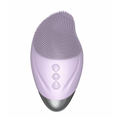 China Mini Electric Silicone Facial Cleansing Portable Massage Tool Face Remover Waterproof Deep Cleansing Brush for sale